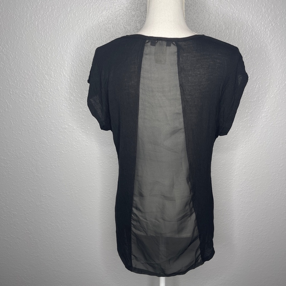 Black t-shirt with Christian cross graphic created worth Faith size‎ Large - Picture 4 of 6